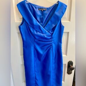Jones Wear Blue Jewel Toned Dress. Size 10